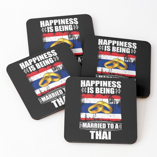 Item preview, Happiness Is Being Married To A Thai   designed and sold by GabbyKash.