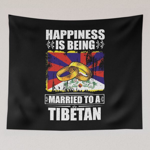 Item preview, Happiness Is Being Married To A Tibetan  designed and sold by GabbyKash.