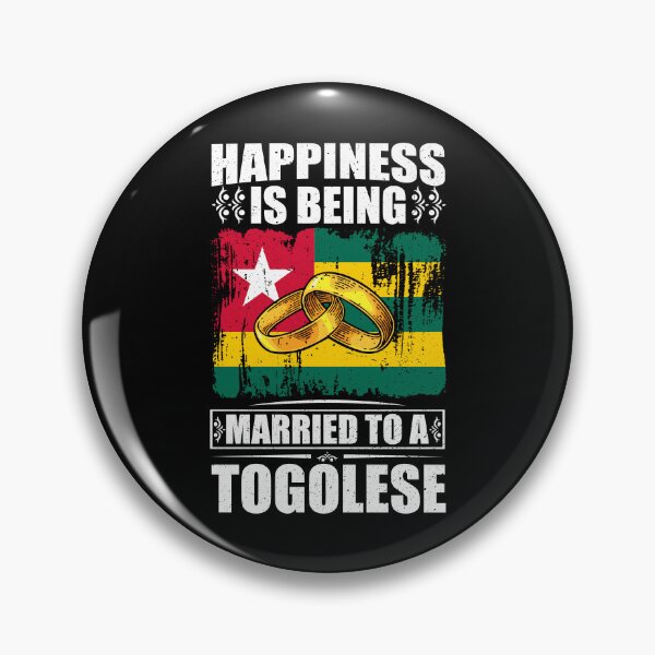Item preview, Happiness Is Being Married To A Togolese  designed and sold by GabbyKash.