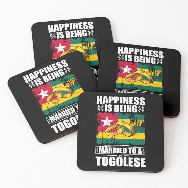 Item preview, Happiness Is Being Married To A Togolese  designed and sold by GabbyKash.