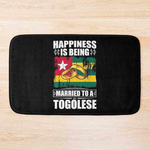 Item preview, Happiness Is Being Married To A Togolese  designed and sold by GabbyKash.