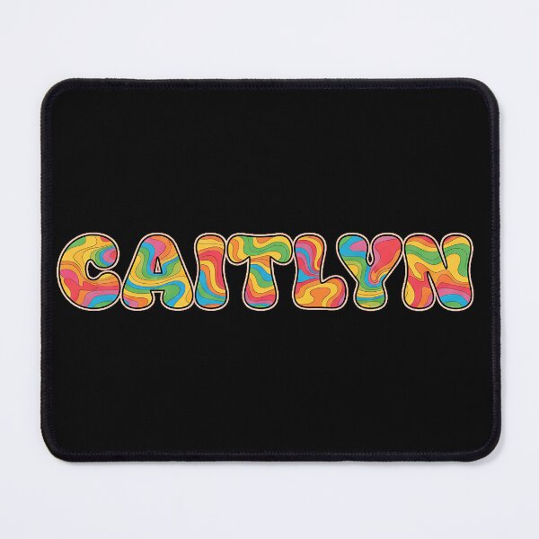 Item preview, ❤️ Caitlyn Personalized Name Wavy Retro Shirt, Coffee Mug, Sticker Gift designed and sold by HelixPedia.