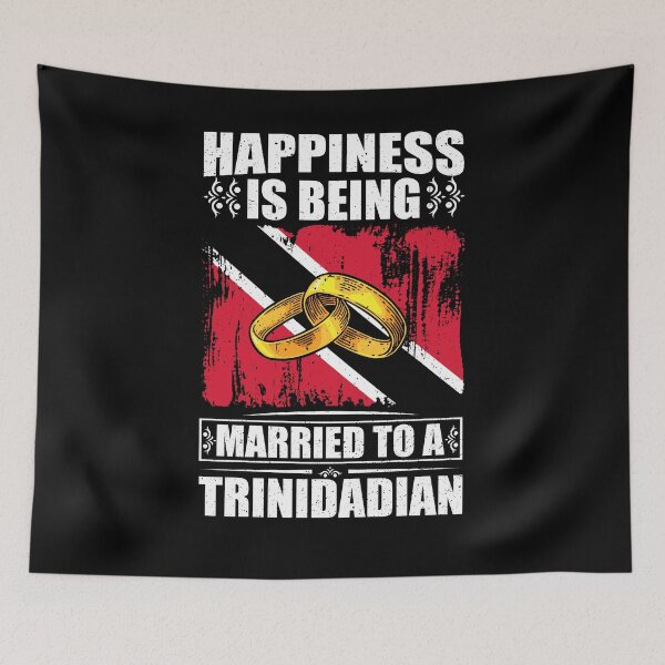 Item preview, Happiness Is Being Married To A Trinidadian  designed and sold by GabbyKash.