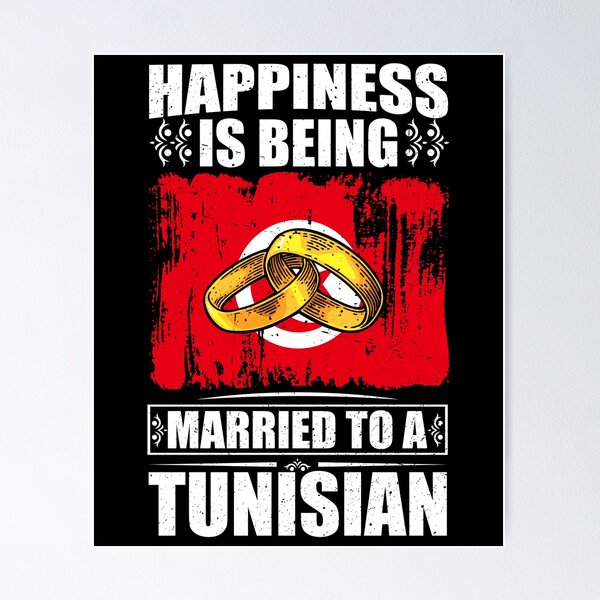 Item preview, Happiness Is Being Married To A Tunisian  designed and sold by GabbyKash.