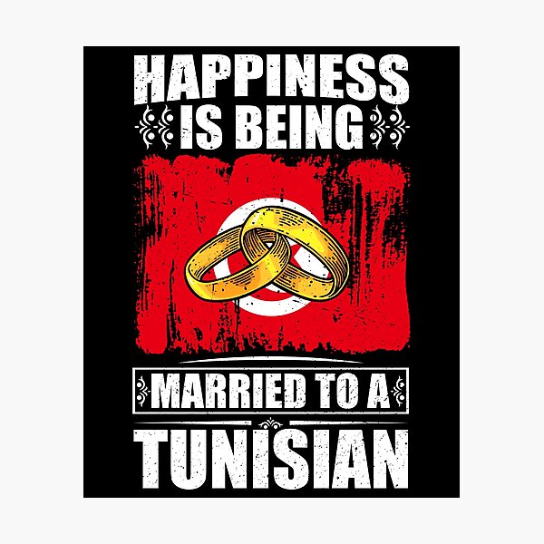 Item preview, Happiness Is Being Married To A Tunisian  designed and sold by GabbyKash.
