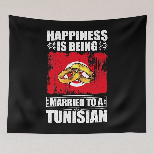 Item preview, Happiness Is Being Married To A Tunisian  designed and sold by GabbyKash.