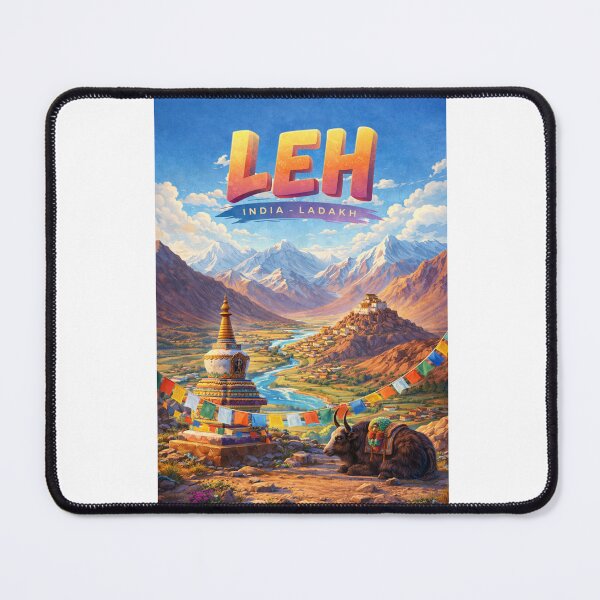 Item preview, Leh India Ladakh – Shanti Stupa, Himalayas and Indus River Valley in Jammu and Kashmir designed and sold by Aryabek.