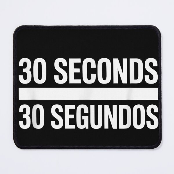 Item preview, 30 Seconds 30 Segundos Bilingual Motivational Fitness Goal Workout Quote Art designed and sold by PhocoNibict.