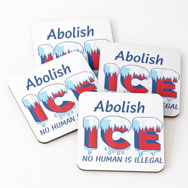 Item preview, Abolish ICE No Human Is Illegal Immigration Rights Social Justice Protest designed and sold by PhocoNibict.