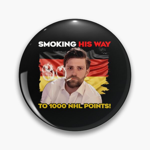Item preview, Leon Draisaitl Smoking His Way To 1000 Points designed and sold by MadMaxStore.