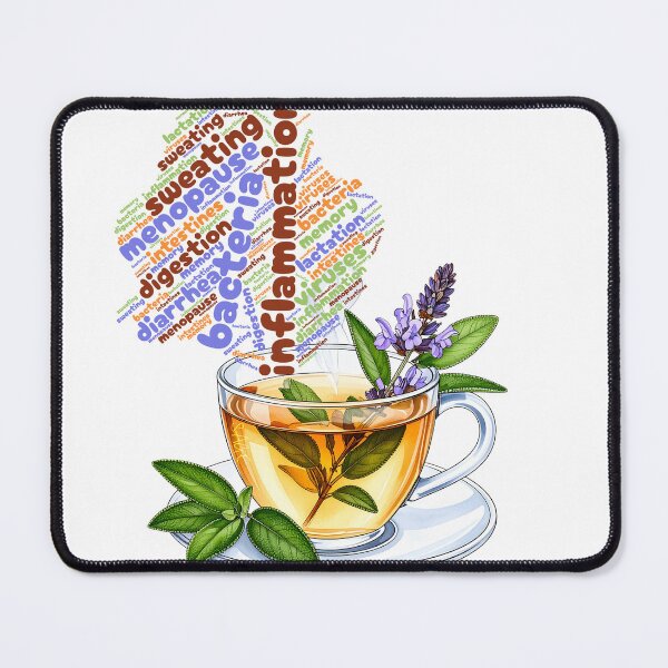 Item preview, Sage Tea Word Cloud designed and sold by Litely.