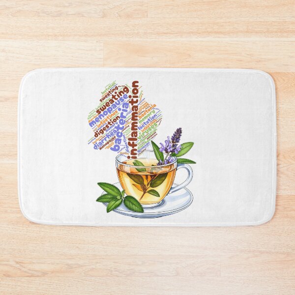 Item preview, Sage Tea Word Cloud designed and sold by Litely.