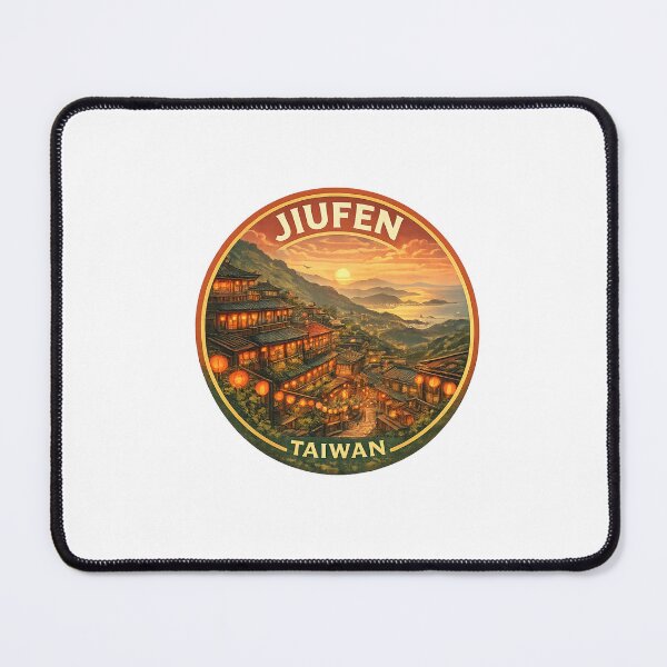 Item preview, Jiufen Taiwan – Sunset Over Lantern Streets and Tea Houses Facing the Pacific Ocean designed and sold by Aryabek.