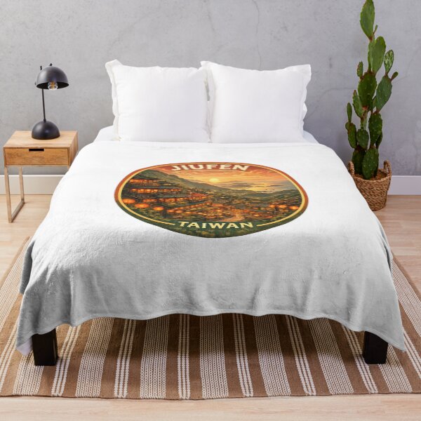Item preview, Jiufen Taiwan – Sunset Over Lantern Streets and Tea Houses Facing the Pacific Ocean designed and sold by Aryabek.