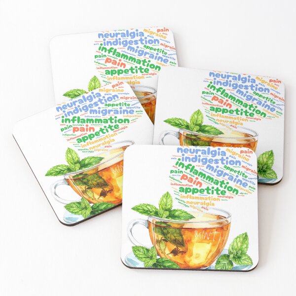 Item preview, Mint Tea Word Cloud designed and sold by Litely.