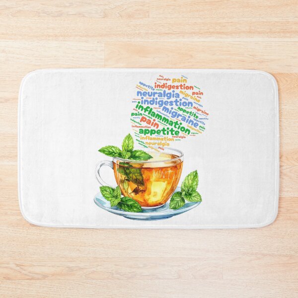 Item preview, Mint Tea Word Cloud designed and sold by Litely.
