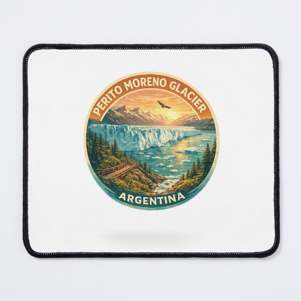 Item preview, Perito Moreno Glacier Argentina – Ice Calving Glacier, Mountain Sunset, and National Park Trail in Patagonia designed and sold by Aryabek.