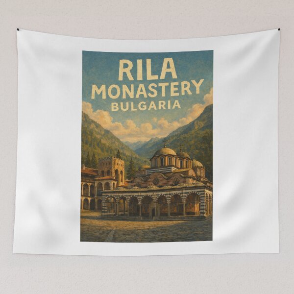 Item preview, Rila Monastery Bulgaria – UNESCO World Heritage Orthodox Monastery in the Rila Mountains designed and sold by Aryabek.