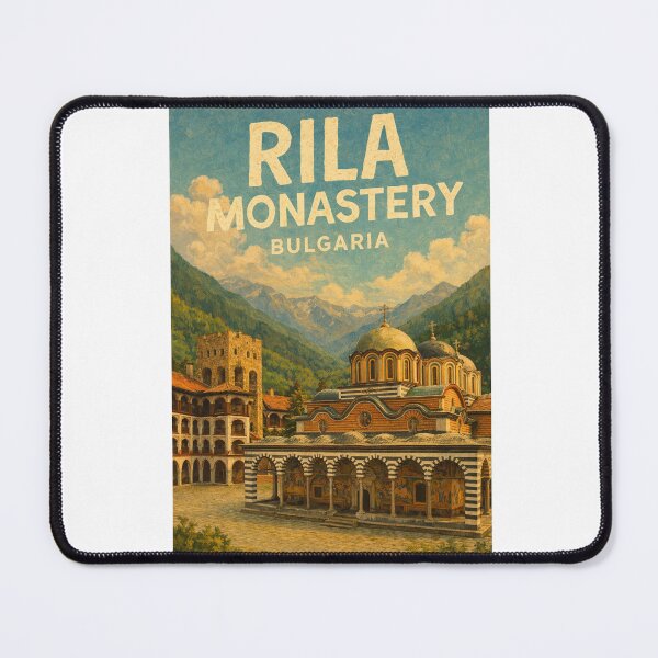 Item preview, Rila Monastery Bulgaria – Historic Orthodox Complex and Mountainscape near Kyustendil designed and sold by Aryabek.