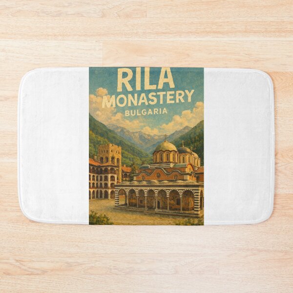 Item preview, Rila Monastery Bulgaria – Historic Orthodox Complex and Mountainscape near Kyustendil designed and sold by Aryabek.