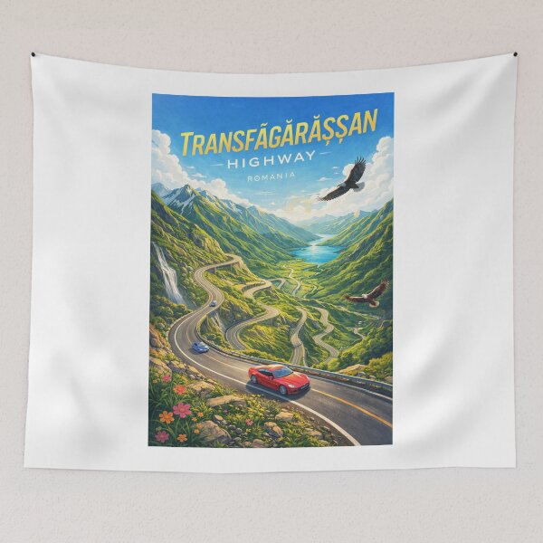 Item preview, Transfăgărășan Highway Romania – Scenic Alpine Road through the Făgăraș Mountains in Southern Carpathians designed and sold by Aryabek.