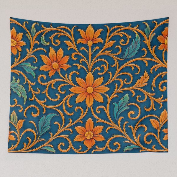 Item preview, Floral symmetry in the splendor of tendrils designed and sold by Sigtrix.