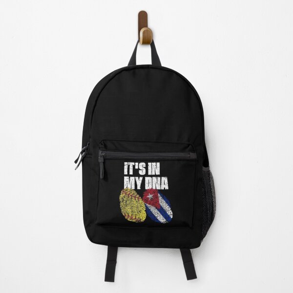 Item preview, IT'S IN MY DNA Softball - Cuba Flag Fingerprint designed and sold by CosmoKitsch.