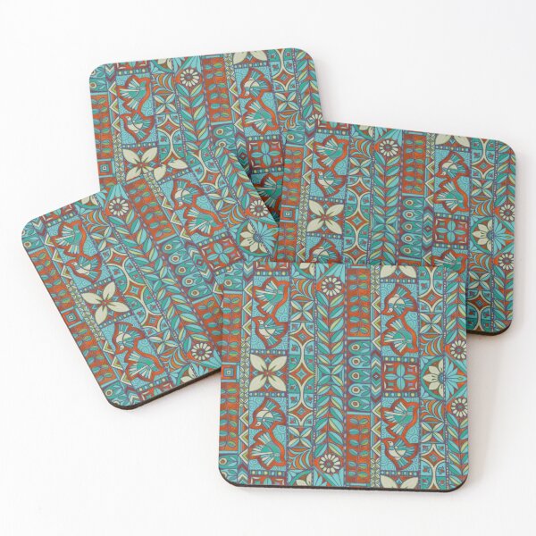 Item preview, Pasifika Garden Doves Copper oxide designed and sold by AprilAppleArt.