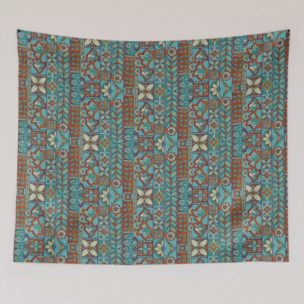 Item preview, Pasifika Garden Doves Copper oxide designed and sold by AprilAppleArt.