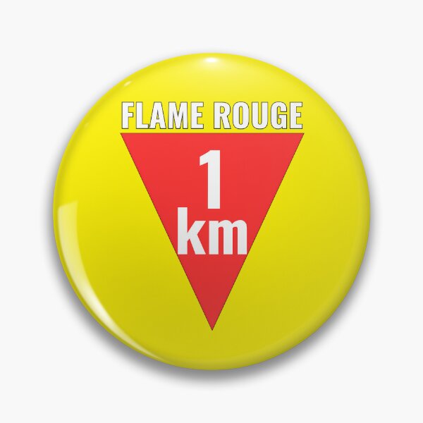 Item preview, Flame Rouge – 1 km designed and sold by malero-design.