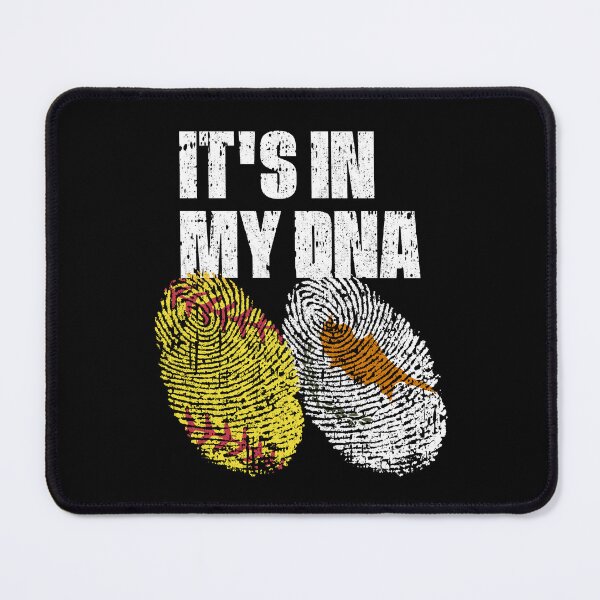 Item preview, IT'S IN MY DNA Softball - Cyprus Flag Fingerprint designed and sold by CosmoKitsch.