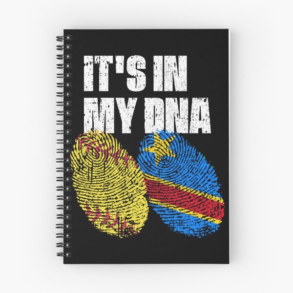 Item preview, IT'S IN MY DNA Softball - Democratic Republic of the Congo Flag Fingerprint  designed and sold by CosmoKitsch.