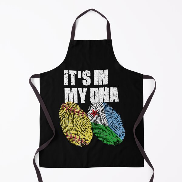 Item preview, IT'S IN MY DNA Softball - Djibouti Flag Fingerprint  designed and sold by CosmoKitsch.