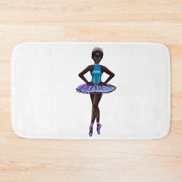 Item preview, Ballerina Noor #3 - beautiful  black African American girl dancing ballet designed and sold by Artonmytee.
