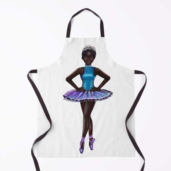 Item preview, Ballerina Noor #3 - beautiful black African American girl dancing ballet designed and sold by Artonmytee.