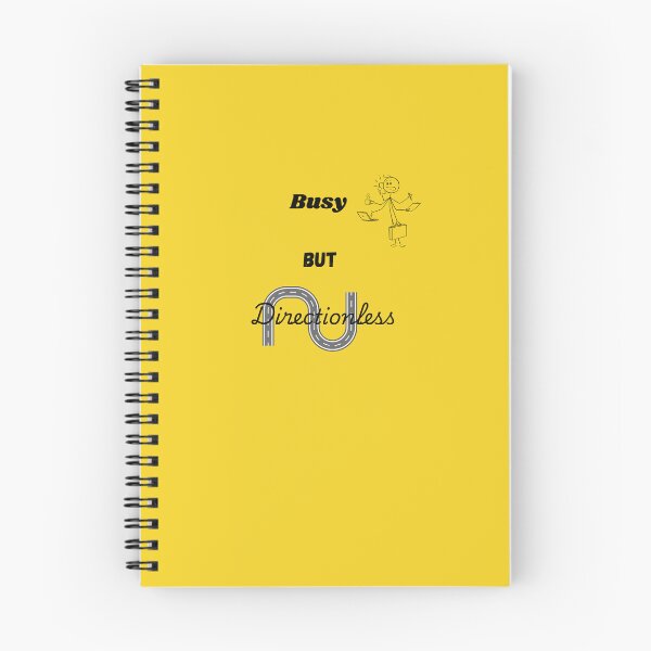 Item preview, Busy But Directionless – Minimalist Life Quote Design designed and sold by NeonPetal.