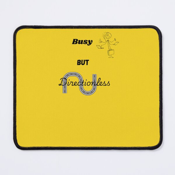 Item preview, Busy But Directionless – Minimalist Life Quote Design designed and sold by NeonPetal.