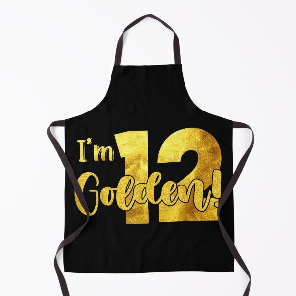 Item preview, Im 12 Golden 12th Birthday Gift For Girls Boys Gold Glitter designed and sold by ObukiLantara.
