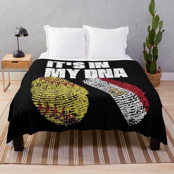 Item preview, IT'S IN MY DNA Softball - Egypt Flag Fingerprint designed and sold by CosmoKitsch.