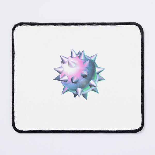 Item preview, Holographic Chrome Spiky Sphere Y2K designed and sold by NostalgiaOS.