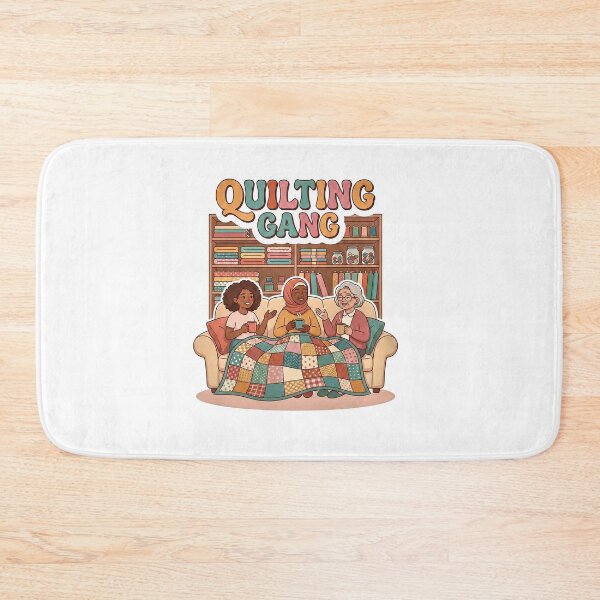 Item preview, Quilting Gang Retro Pastel Patchwork Social Club designed and sold by Twenty2Creative.