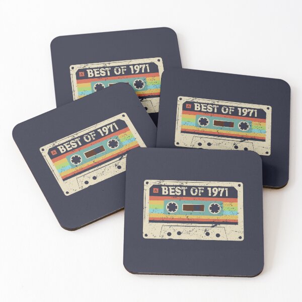 Item preview, Best of 1971 Cool Vintage Cassette Tape 55th Birthday Gift Funny Retro Mixtape 55 Year Old Bday for Women Men designed and sold by BCNDesign.