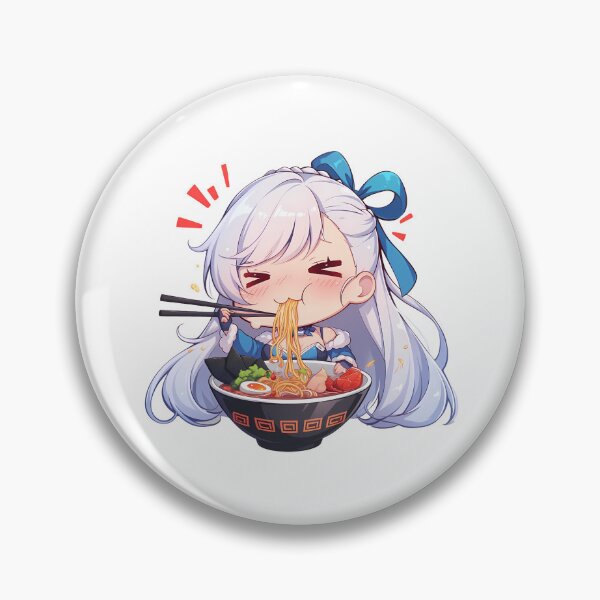 Item preview, Belfast Azur Lane Chibi Ramen Gentle Slurp designed and sold by mildaclairmo.