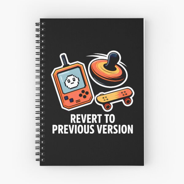 Item preview, Revert To Previous Version Retro Tech designed and sold by SplashTastic.