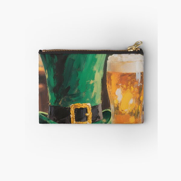Item preview, Irish Pub Still Life – Leprechaun Hat and Beer | Painterly St Patrick’s Day Art designed and sold by cr6zym1nd.