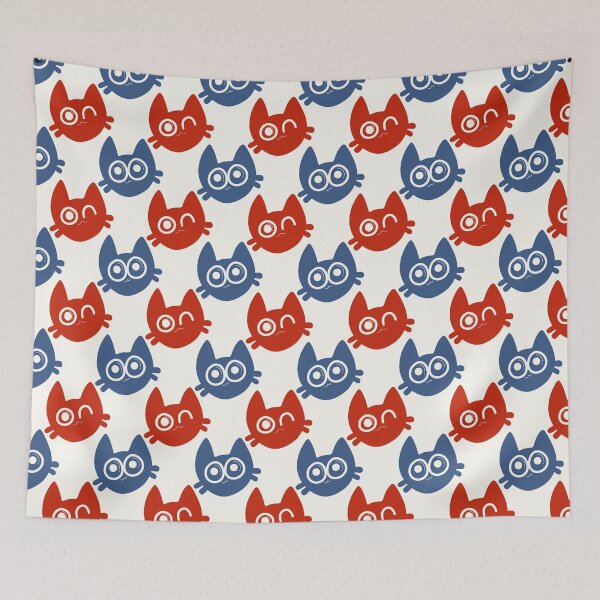 Item preview, Blob Cat Pattern designed and sold by The Innocent Ghost Project.