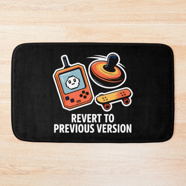 Item preview, Revert To Previous Version Retro Tech designed and sold by SplashTastic.