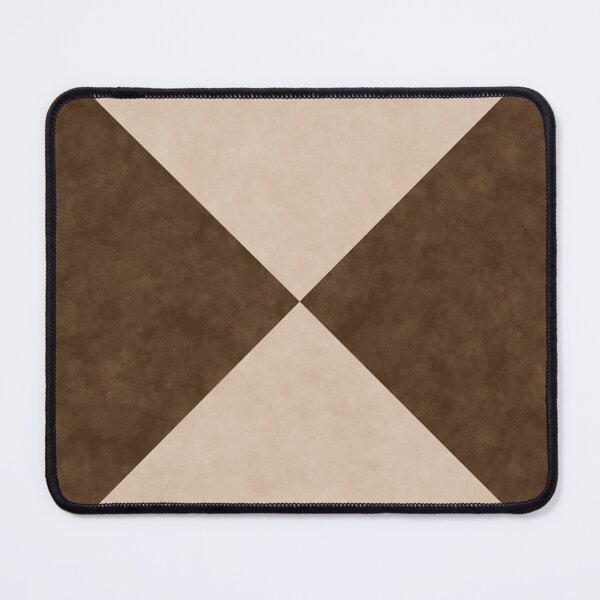 Item preview, Minimalist Chocolate and Cream Diamond Geometric Pattern designed and sold by pluielegere.
