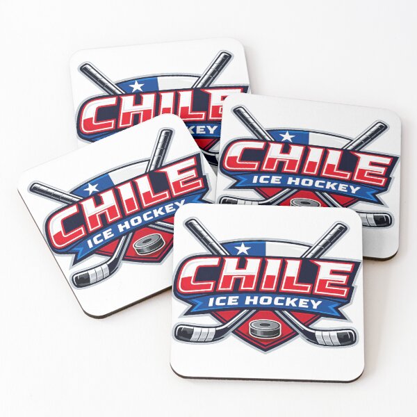 Item preview, Chile Ice Hockey Shield Logo  designed and sold by Chile-IceHockey.