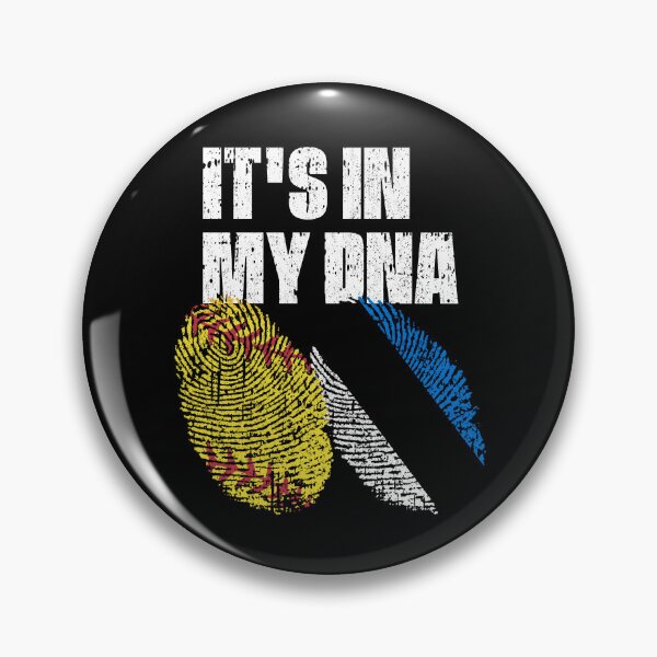 Item preview, IT'S IN MY DNA Softball - Estonia Flag Fingerprint  designed and sold by CosmoKitsch.
